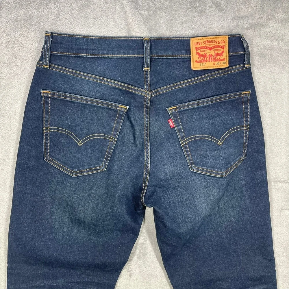Levi's 511 Slim Jeans Mens 32x32(31) Dark Wash Blue Stretch Denim 18181-0014
